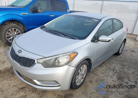2014 Kia Forte Lx z USA, uszkodzony, nr VIN KNAFX4A60E5209634